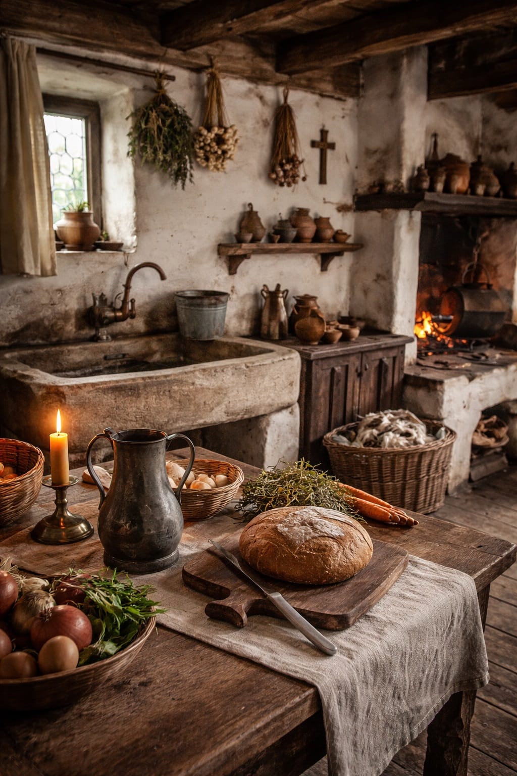 Kuchnia w dawne czasy – między codziennością a duchowością